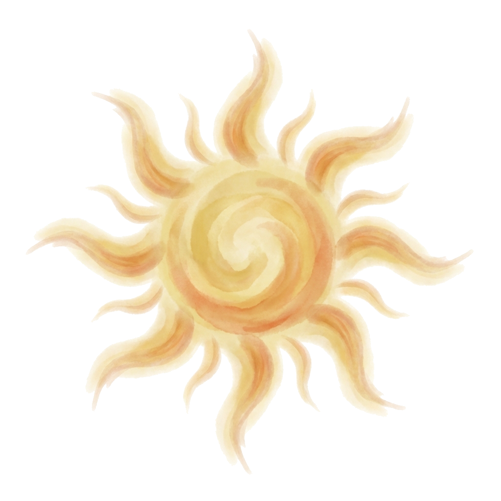 Sol artístico e suave